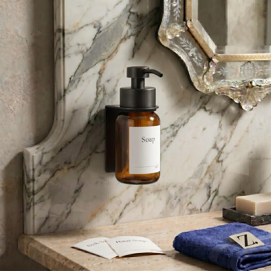 Sapino™ - Distributore di sapone da parete in vetro