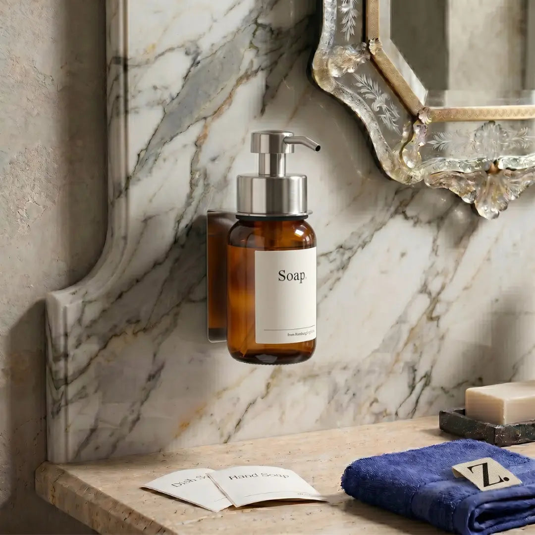 Sapino™ - Distributore di sapone da parete in vetro