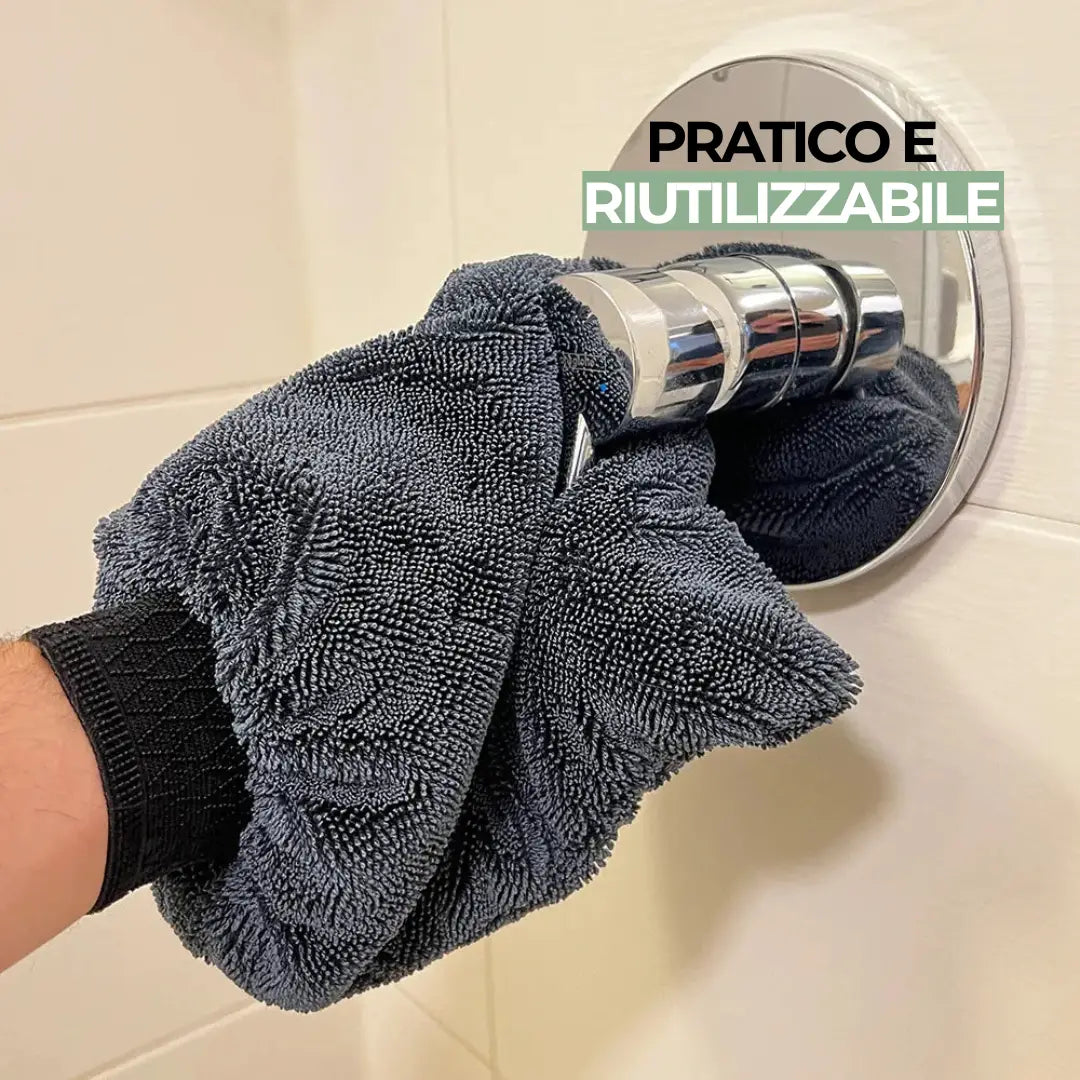 AquaSecca+™ – Guanto in microfibra ultra-assorbente