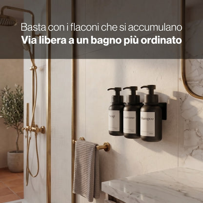 Sapino™ - Distributore di sapone da parete in vetro