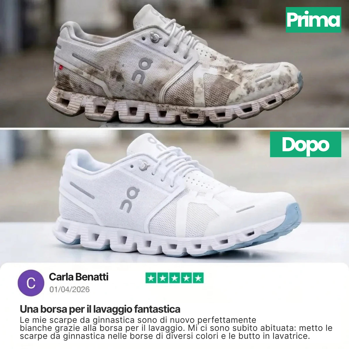 Solvia™ - Sacchetto per il lavaggio delle fibre delicate