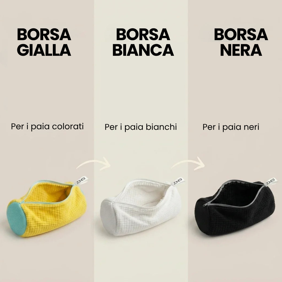 Solvia™ - Sacchetto per il lavaggio delle fibre delicate