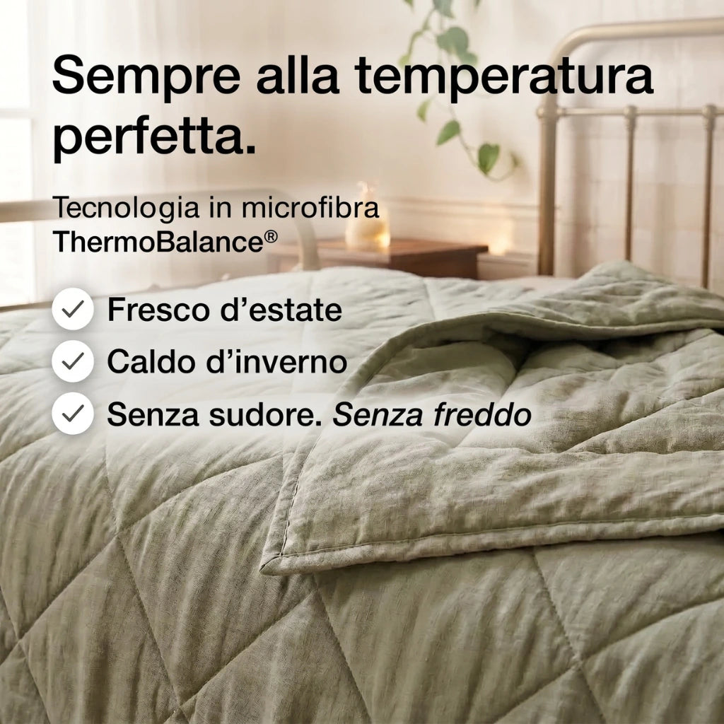 Domea™ – Il piumone 2 in 1 senza fodera ad asciugatura rapida