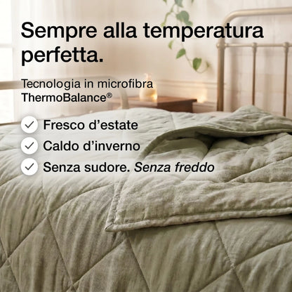 Domea™ – Il piumone 2 in 1 senza fodera ad asciugatura rapida