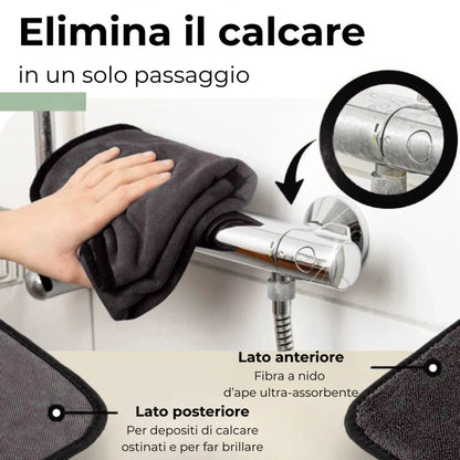 AquaSecca™ – Panno in microfibra ultra-assorbente