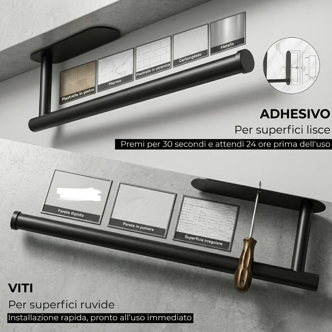 Tovalio™ - Portarotolo carta assorbente
