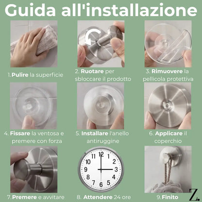 Agarri™ - Set di ganci a ventosa