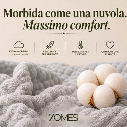 Mussora™ coperta in mussola - Morbida come una nuvola