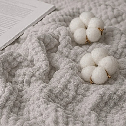 Mussora™ coperta in mussola grigia