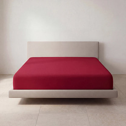 Sonnara™ lenzuolo con angoli rosso camino